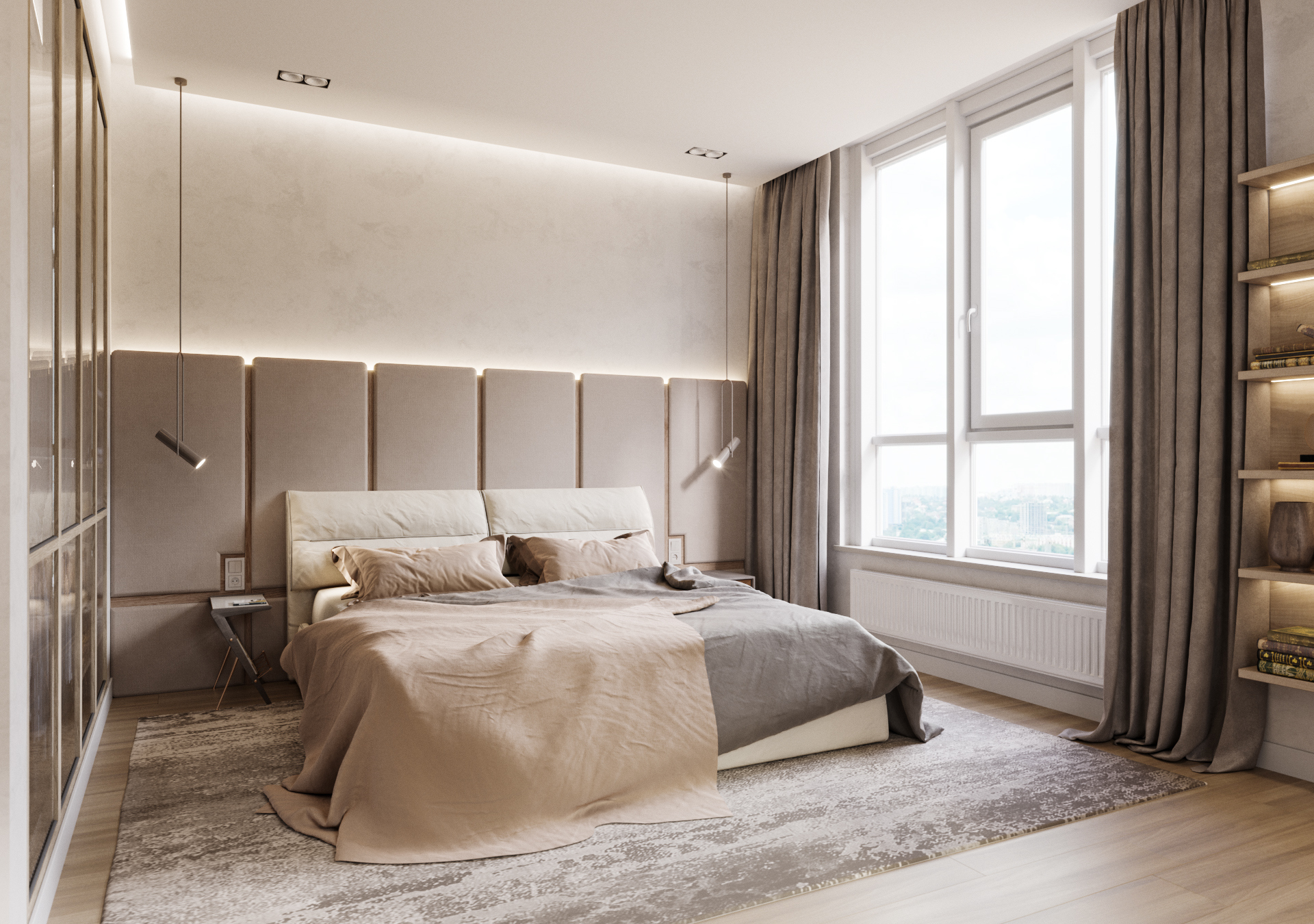 现代化家居装修设计,家居设计现代轻奢装修风格