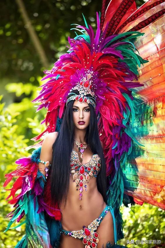 真实的巴西狂欢节,巴西惊艳沙滩狂欢节