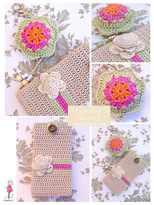 钩织饰品小星星,精品小饰品钩织