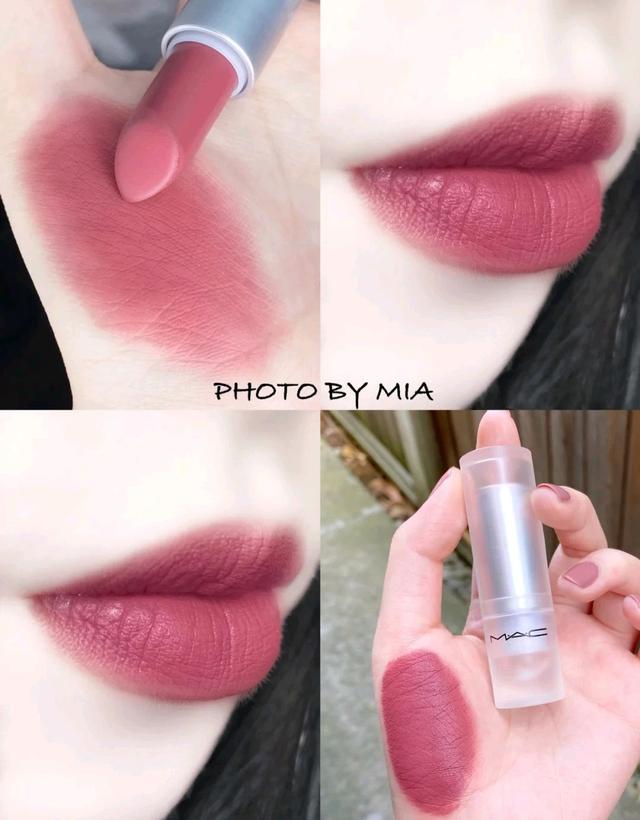 mac新款丝绒雾面口红,mac新款口红黄黑皮显温柔色号