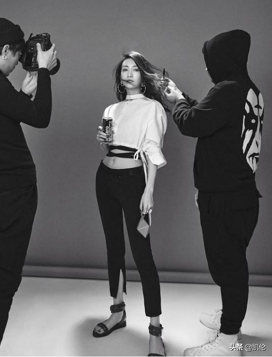 王鸥早期红毯,王鸥黑色发绳