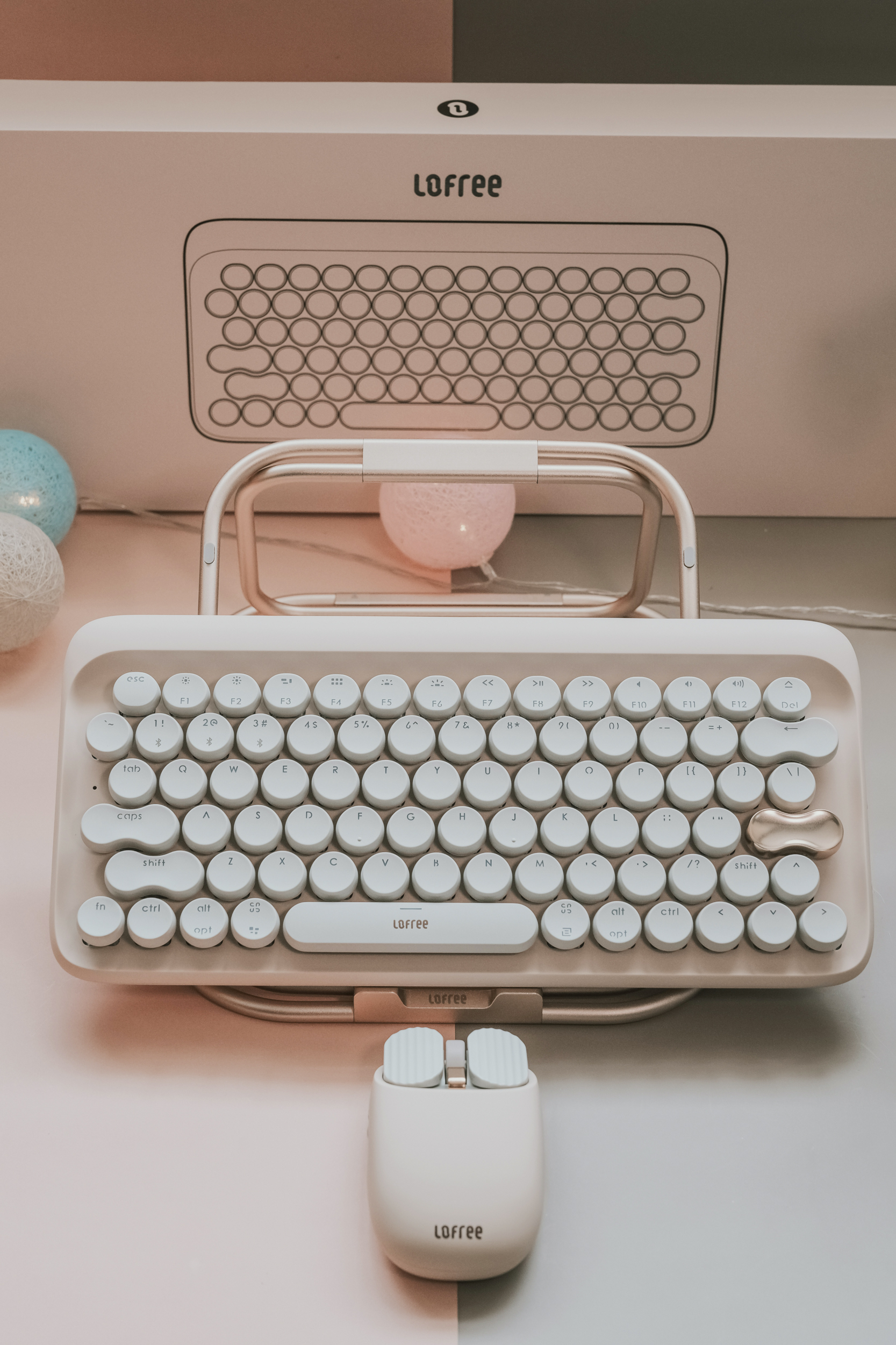 lofree洛斐桌面键鼠套装体验,洛斐键鼠套装值得买吗