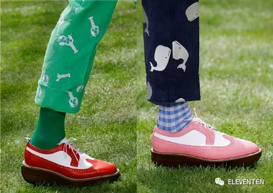 thombrowne2018男装,ThomBrowne2018春夏男装闭场造型