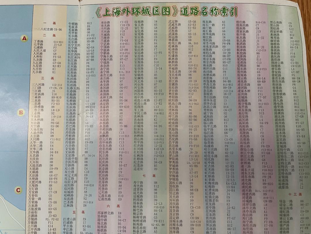 这张地图从上海人家里消失了，但愿我们还记得这项出门技能