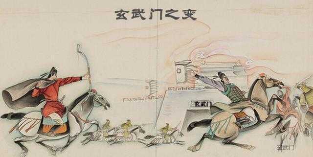 玄武门之变是谁向李世民提议的,玄武门之变李世民为什么能打李渊