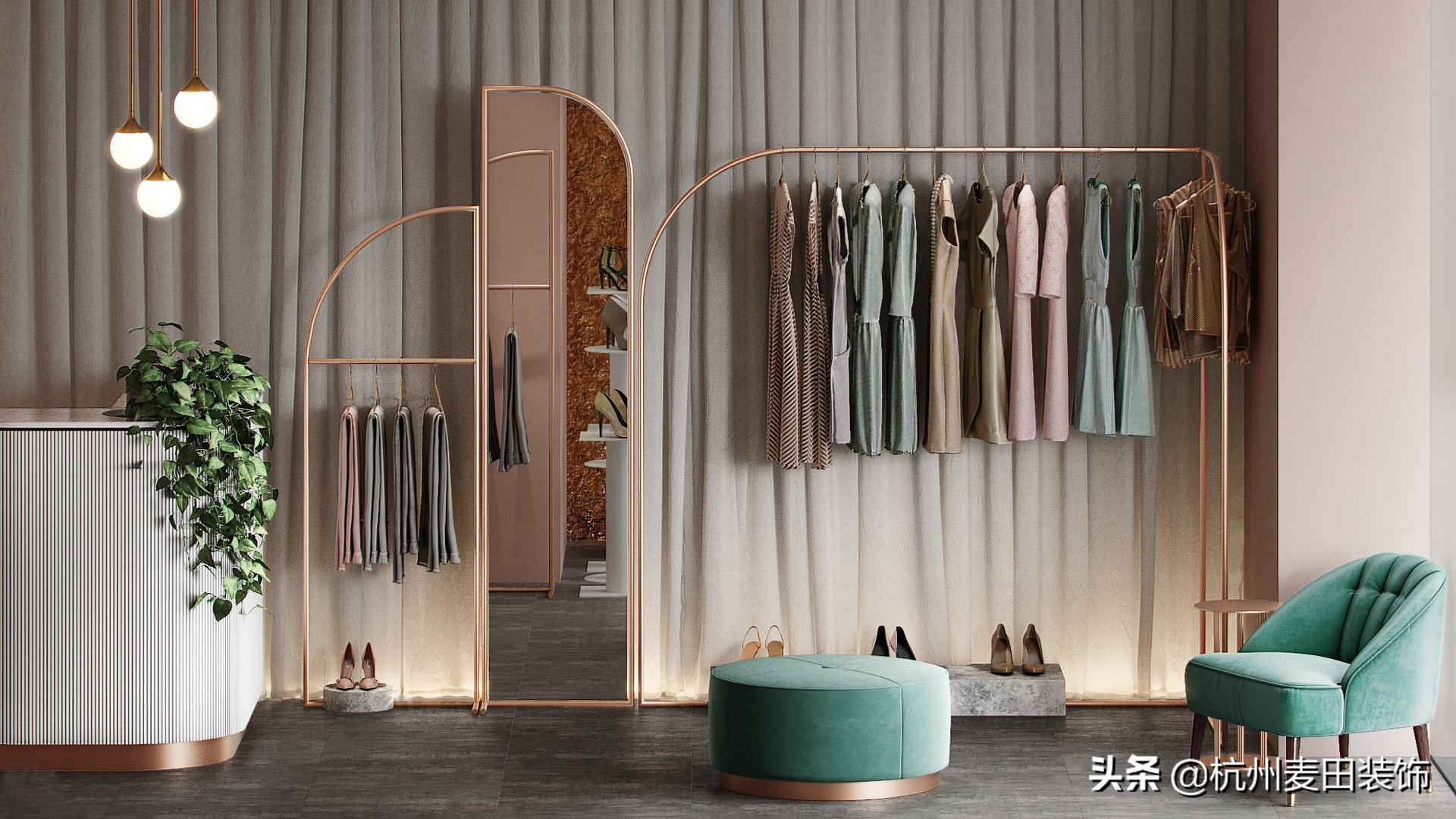 服装专卖店装修效果图,服装专卖店装修效果图高级感