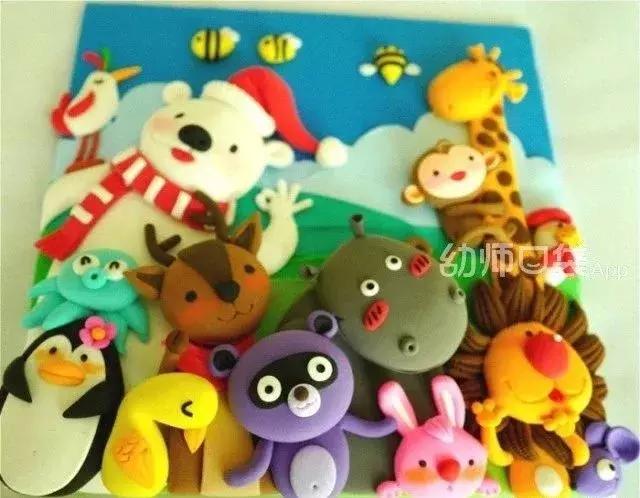 超轻粘土手工作品创意画汽车,航空航天手工超轻粘土创意作品