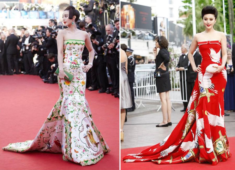 刘亦菲穿露腰礼服现身,女明星为什么要穿抹胸裙