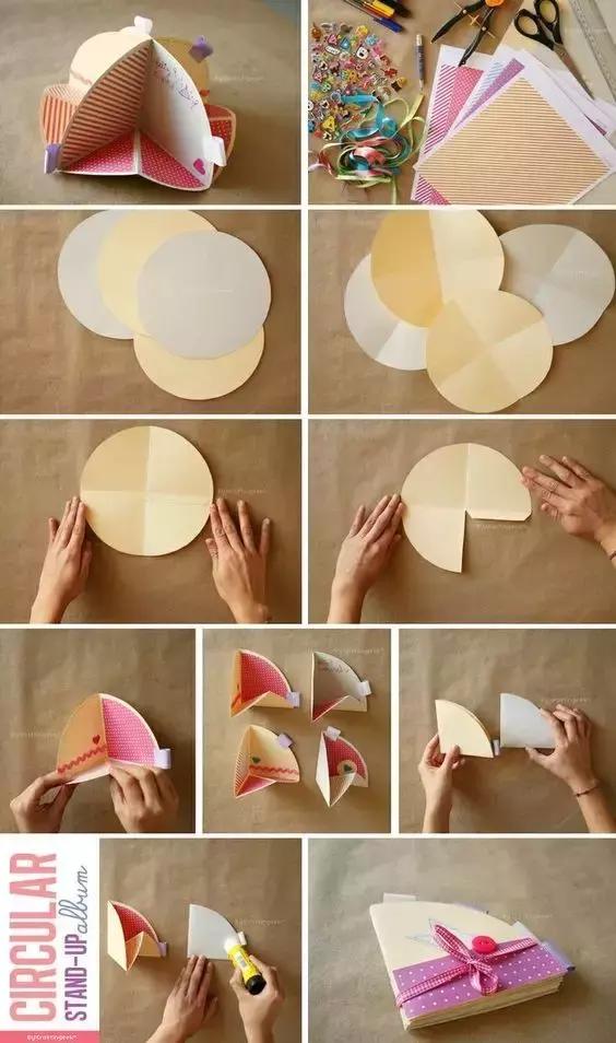 手工折立体房子,纸折立体房子