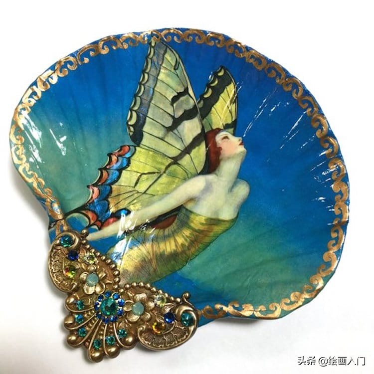 贝壳的创意装饰,漂亮的贝壳做装饰