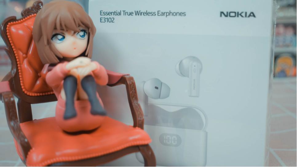 诺基亚e3102耳机和苹果耳机大小,诺基亚蓝牙耳机e3100评测