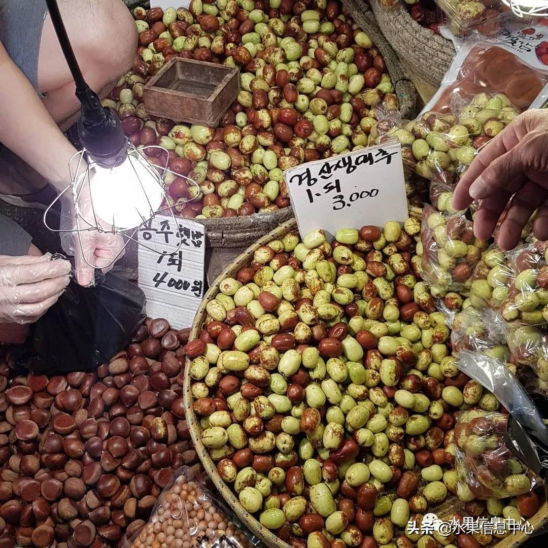 韩国的蔬菜水果批发市场,韩国最便宜的苹果水果