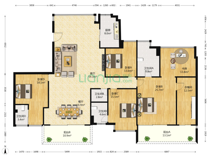 深圳湾君汇户型图,深圳湾君汇新天豪宅