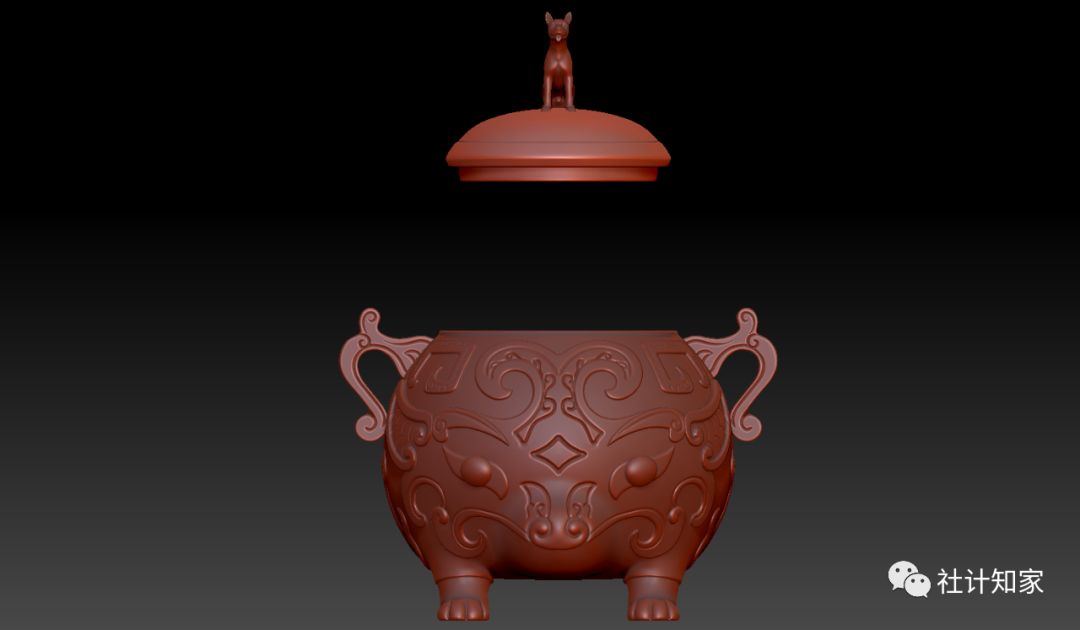 商周时期青铜鹰头卣,高仿商代青铜虎食人卣