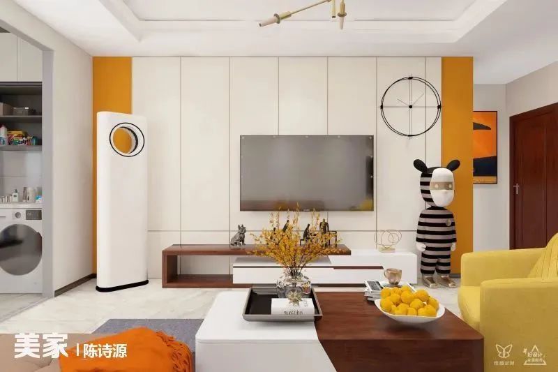 好看的客餐厅效果图,60平方客餐厅一体装修效果图大全