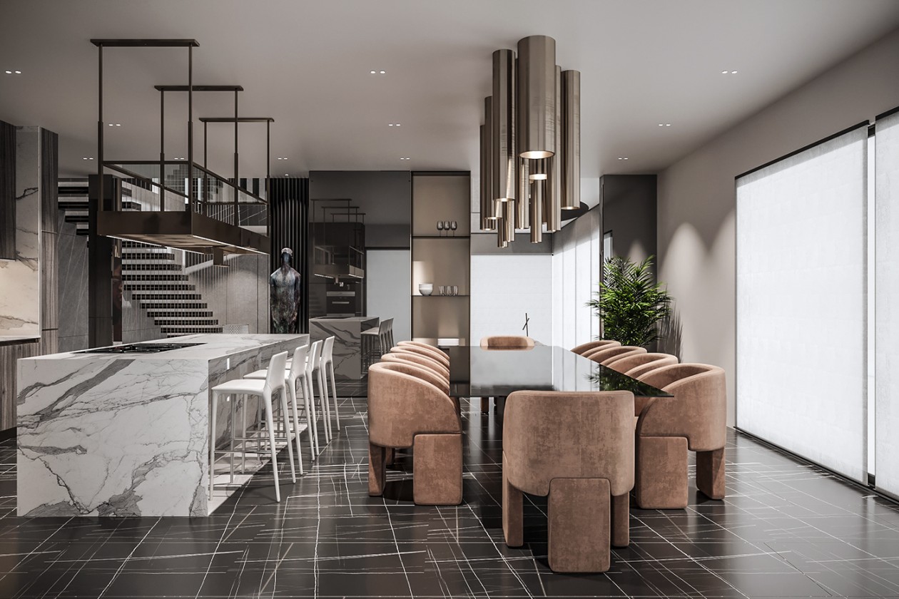 跃层别墅设计图纸及效果图大全,4层半跃层别墅设计图纸大全