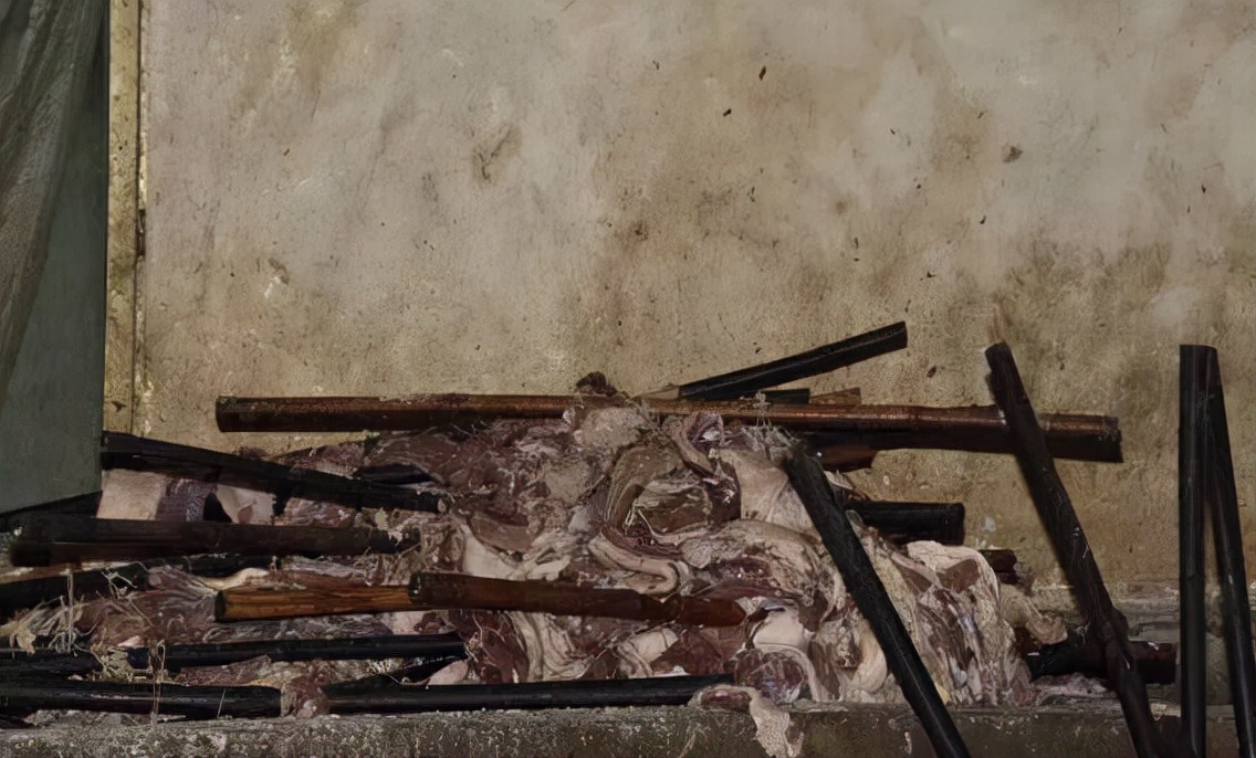 济南超市臭猪肉,济南一超市变质肉