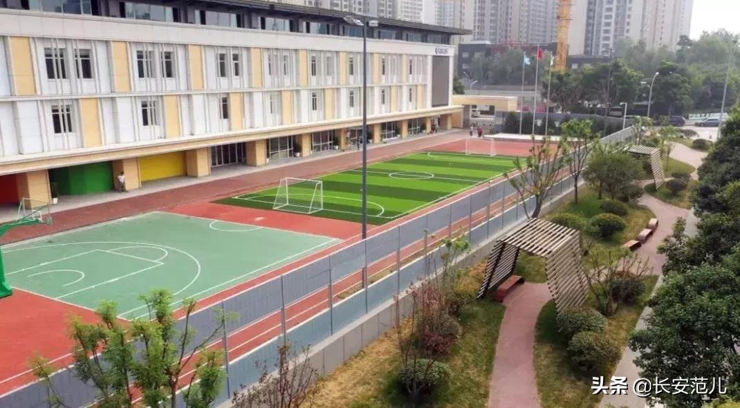 曲江二小新学校,美爆了的颜值