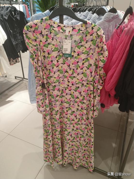 hm裙子夏季,hm新品穿搭女