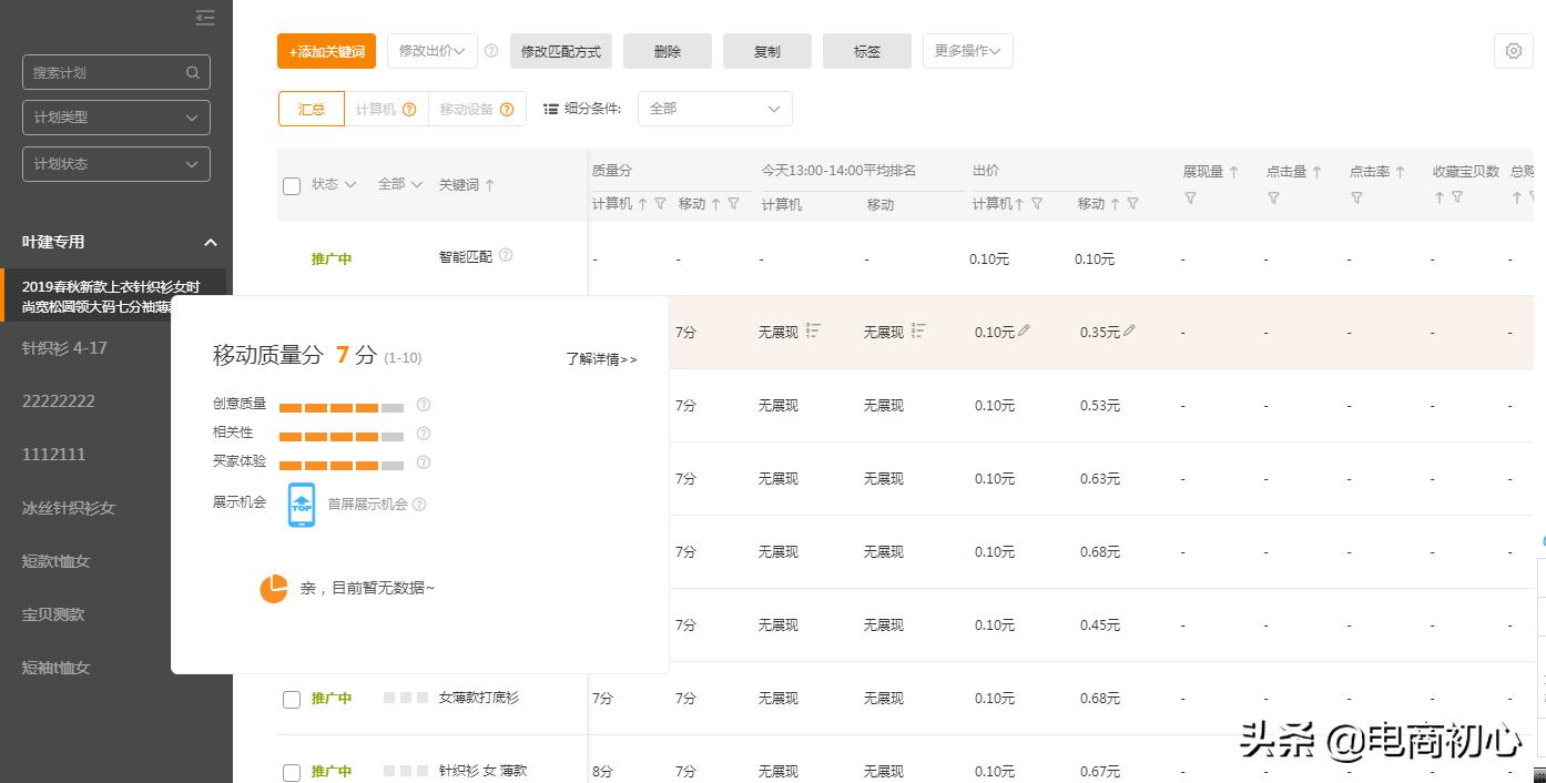 直通车快速测款~看图~！