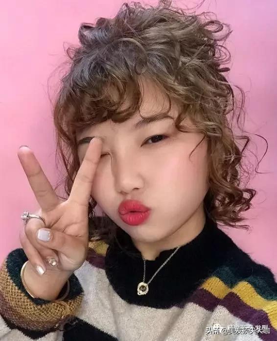 洋气芭比烫,洋气夸张螺丝烫