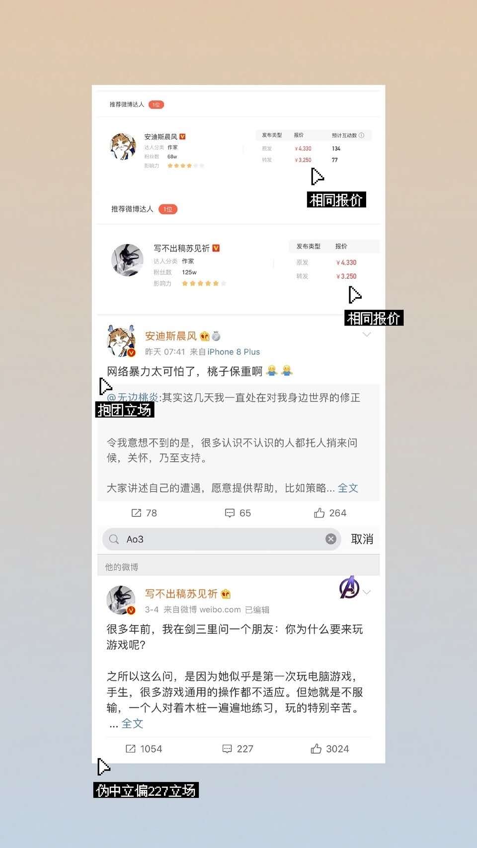震惊！无边桃炎是鼓山文化旗下营销号被扒皮，原来无利不起早