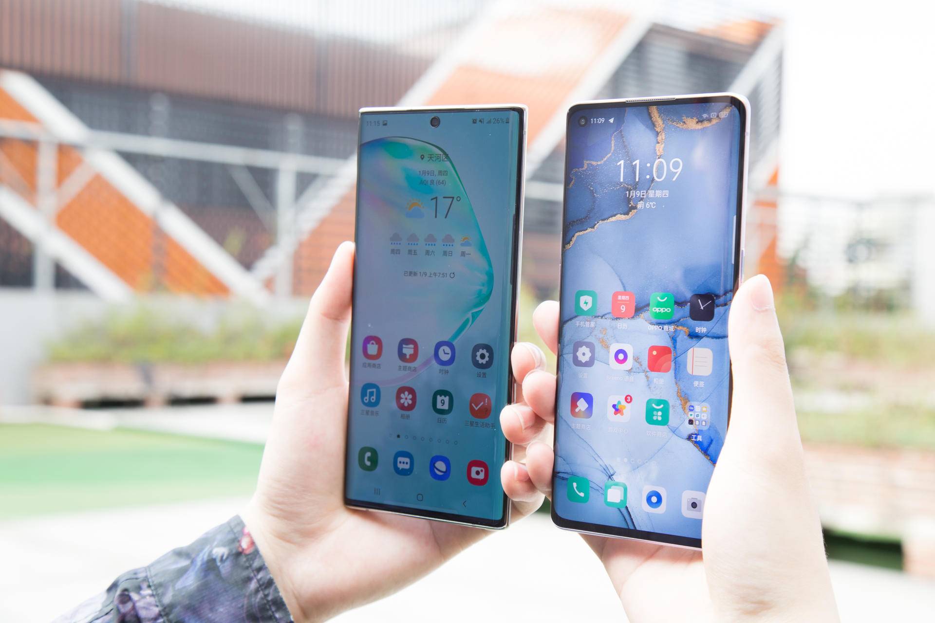 不止于防抖，屏幕同样亮眼！Note10+，Reno3Pro显示效果对比