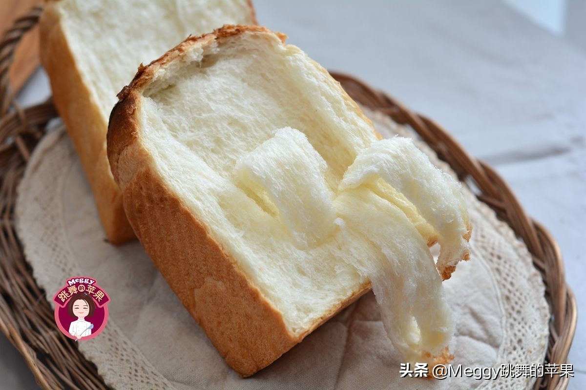 中种超柔软吐司,免揉中筋吐司隔夜冷藏发酵法