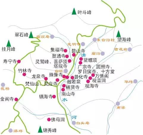 五台山免费进景点路线攻略视频,五台山旅游攻略景点地图