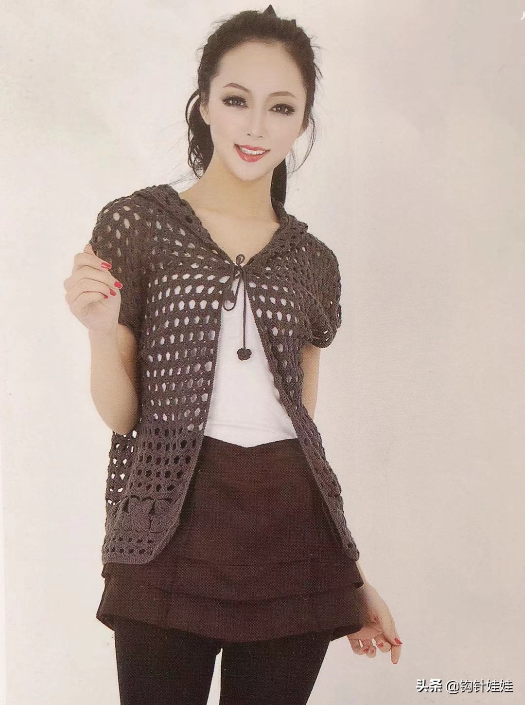 超好织的韩式棒针毛衣,女童韩式毛衣编织教程