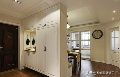 入户门正对餐厅怎么解决,客餐厅一体正对入户门