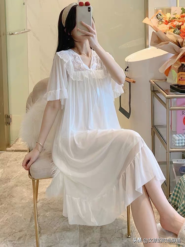 睡衣凉快冰丝睡衣,好看的夏季冰丝睡衣