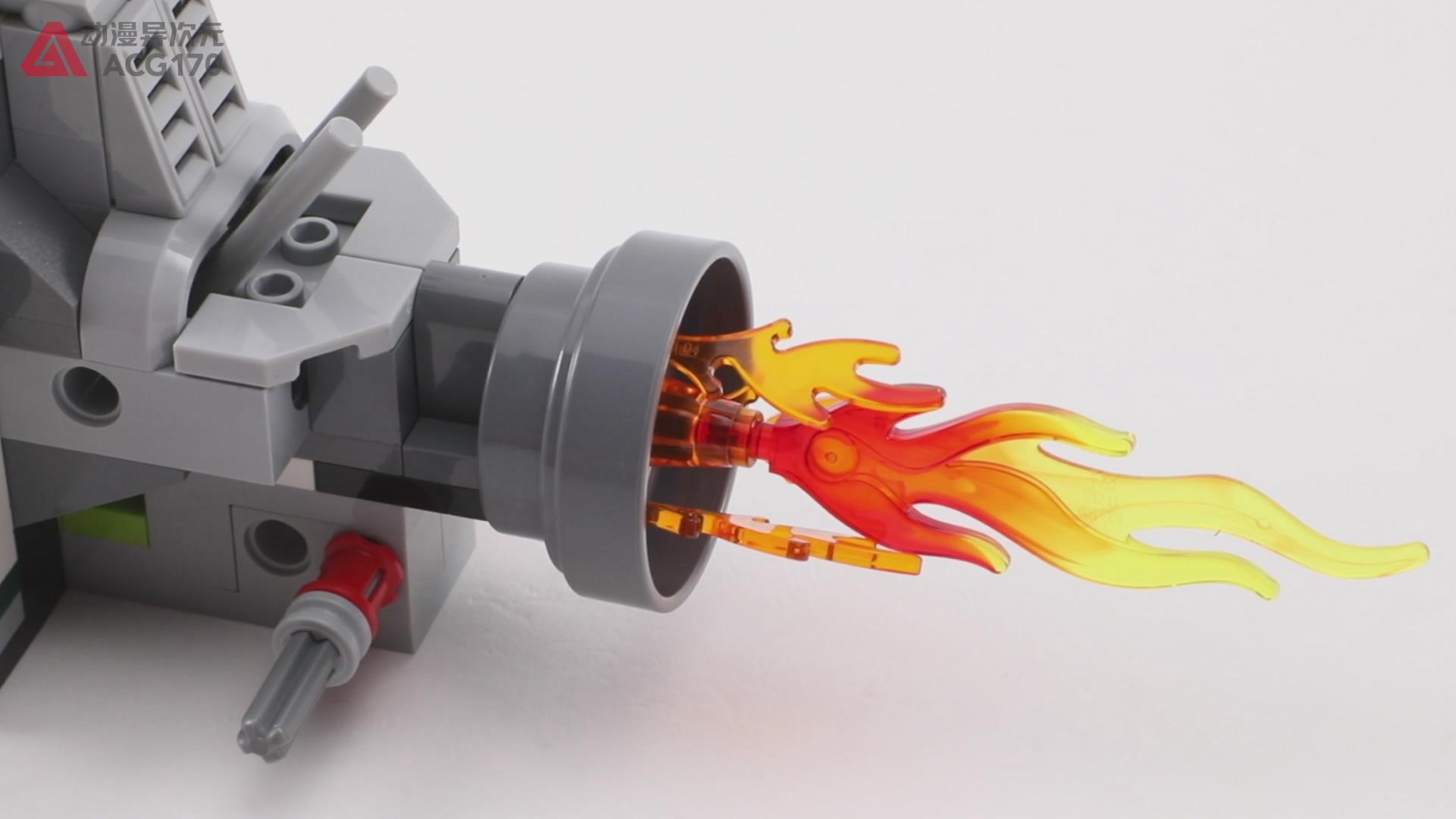 乐高积木简单的飞车,乐高积木火箭变形