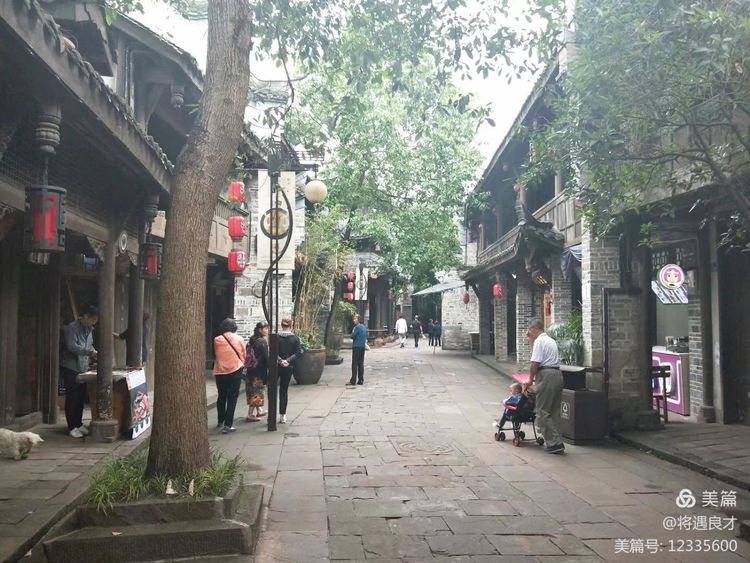 成都古镇黄龙溪,成都天府新区春季黄龙溪古镇