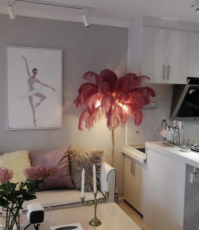 简约中式落地灯图片大全,极简轻奢无主灯效果图