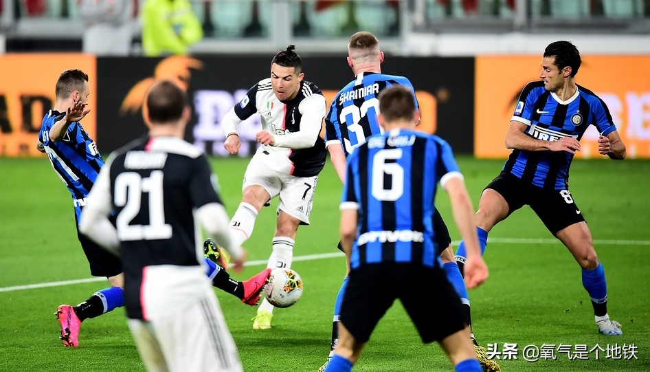 意大利杯国米vs米兰2比1,c罗在尤文与国米对决