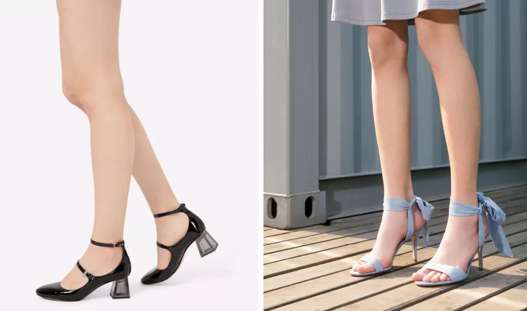 显腿长又显瘦的高跟鞋图片,胖妹妹冬季显瘦穿搭高跟鞋
