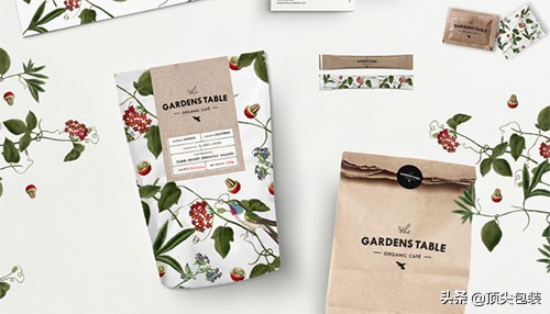 单独纹样花卉设计图案作业,以图形为主题形象的包装设计