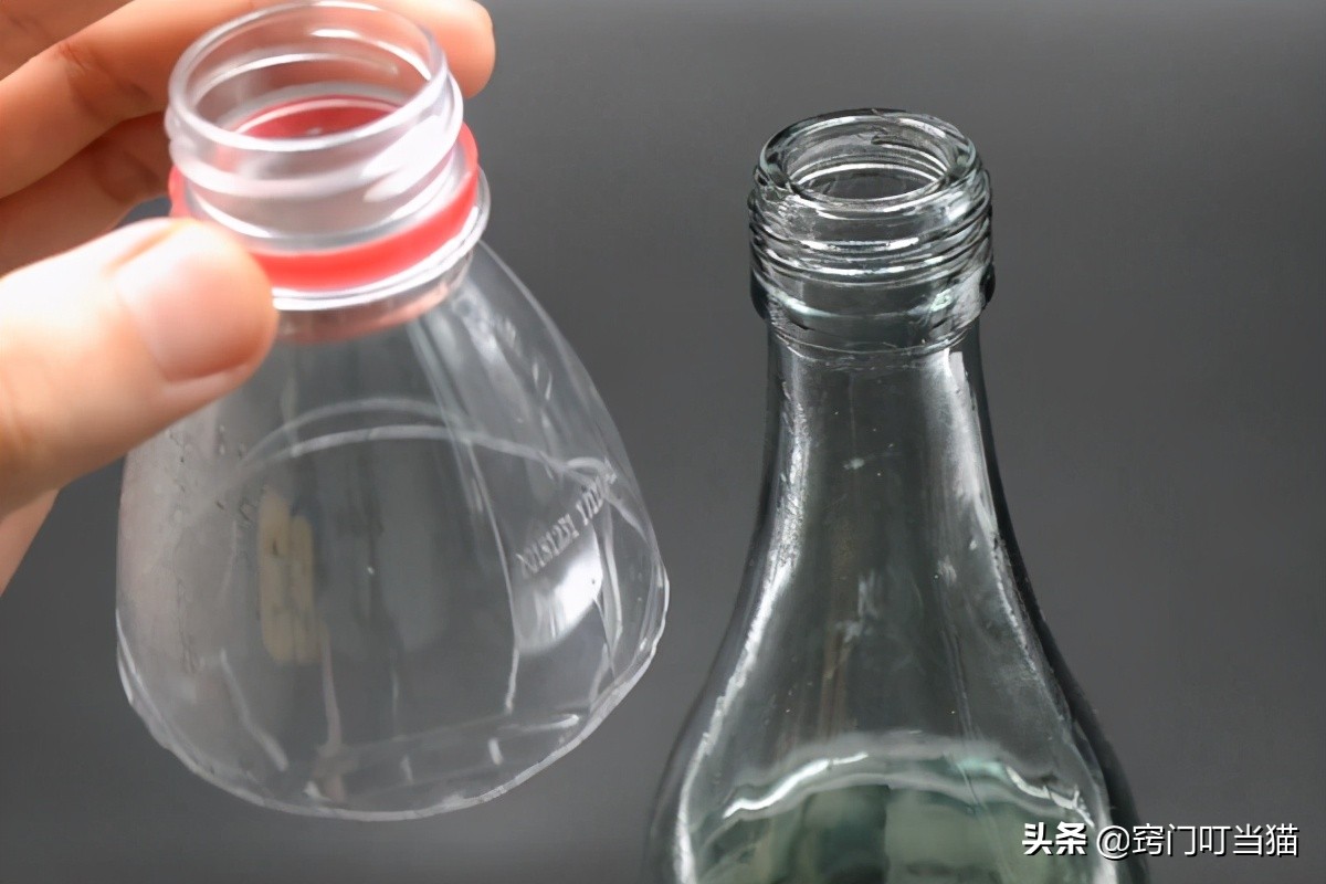 玻璃瓶省钱小妙招,小口径玻璃瓶利用小妙招