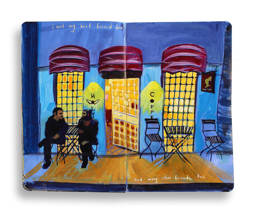 粉色主题手帐简笔画手绘,小清新简笔插画手绘手帐