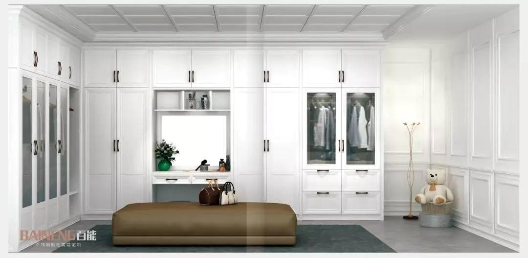 全屋定制意式轻奢风家具衣柜橱柜,不锈钢全屋定制橱柜