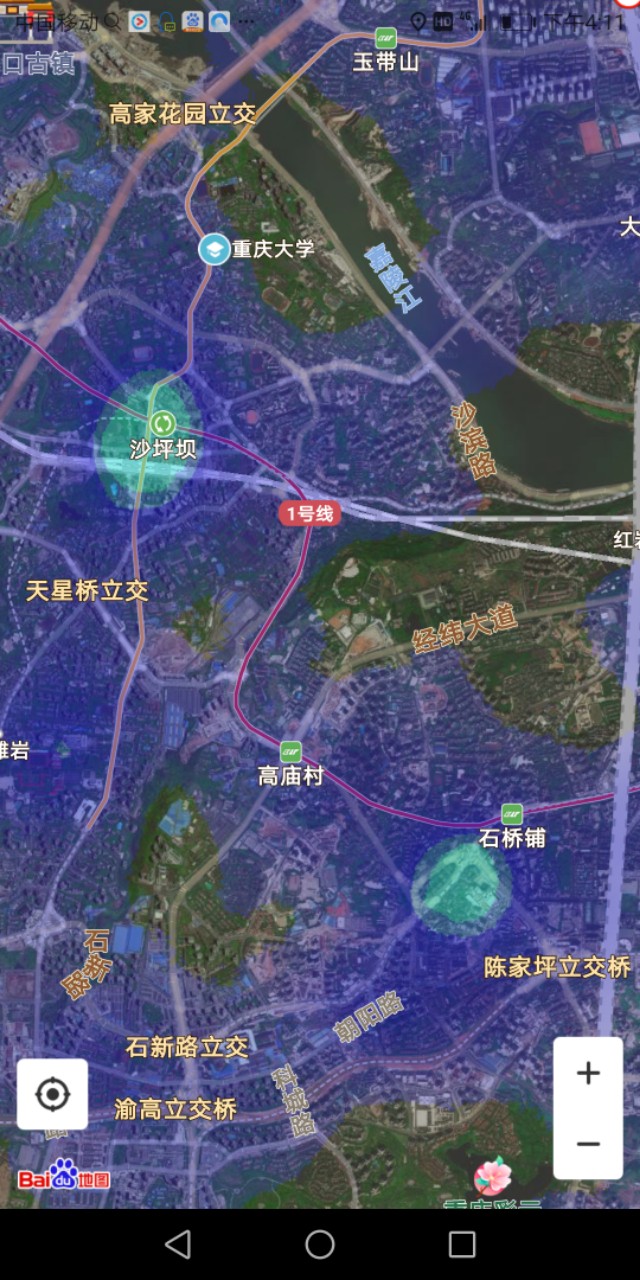 重庆人原来都喜欢去这里（人口热力图揭秘真相！）内环内