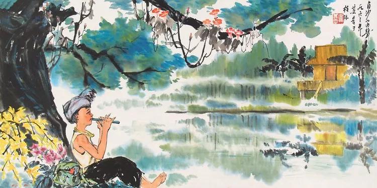 水墨画夜景欣赏,画夜景最好的中国画