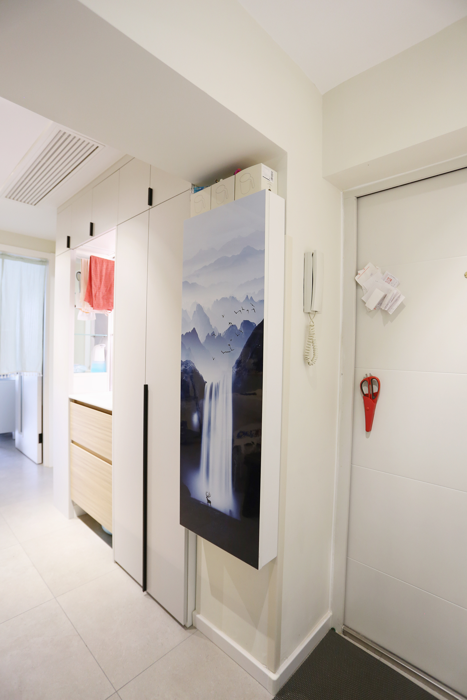 88平双阳台现代简约风格,一室一厅大阳台小户型装修老房子