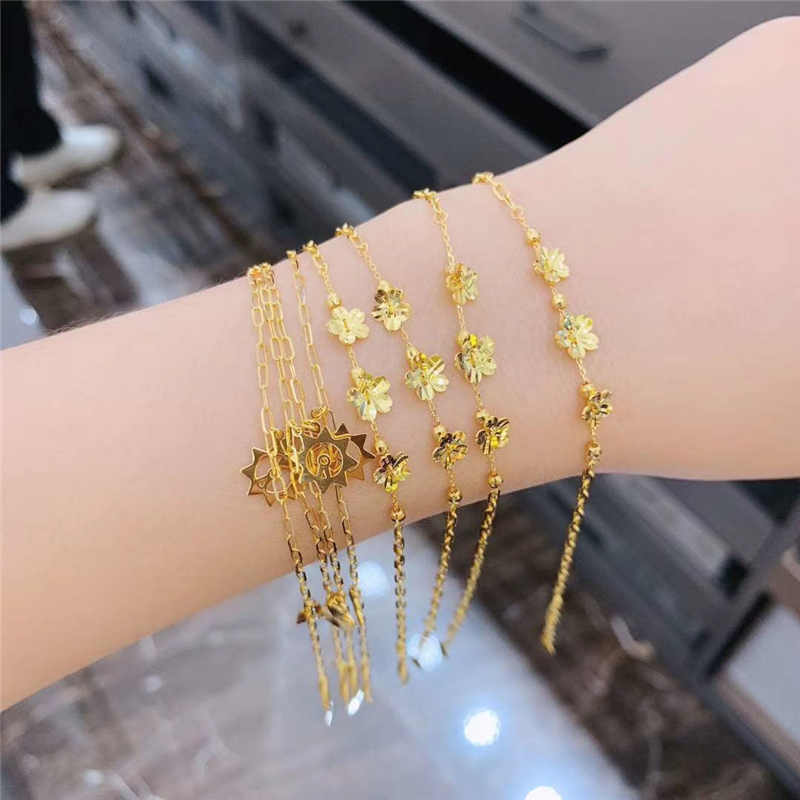 五克的5g黄金手镯,10克左右5g黄金手镯