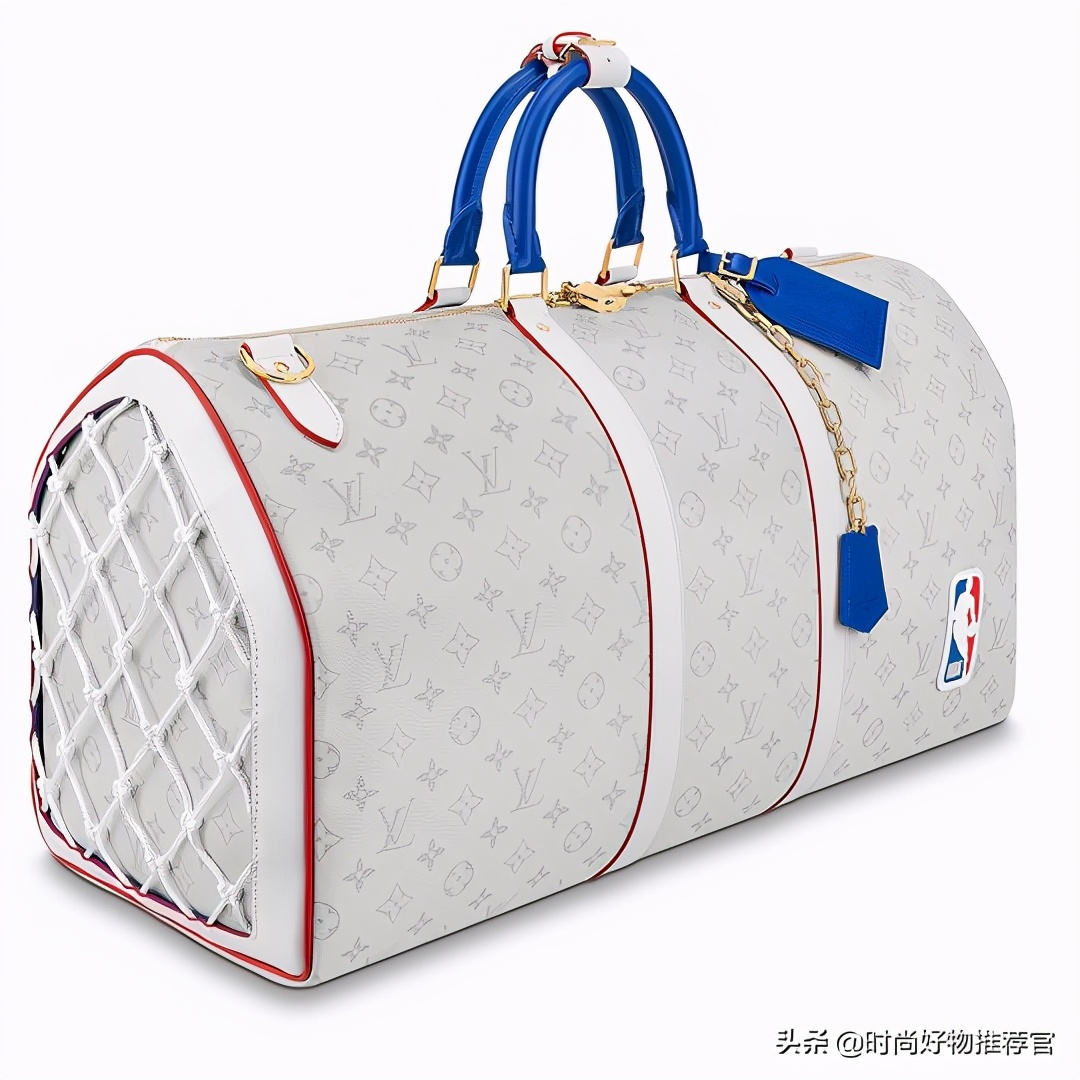 LV新包|NBA合作系列：篮网元素，红白蓝3色细节