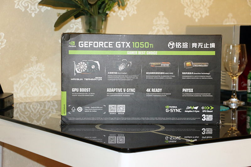 铭瑄gtx1060终结者显卡,铭瑄gtx1050ti终结者供电