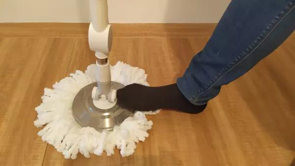 懒人家用旋转拖把自动甩水,旋转甩水拖把厂家直销