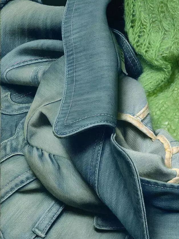 冷军的画作被误以为照片,冷军给女学生画肖像画