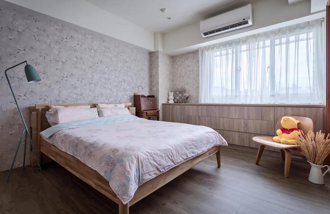 淡雅日式搭配童趣北欧风！89.3平米自然木质调家庭住宅